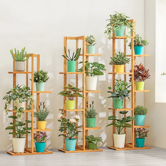 Bamboo Plant Stand Rack