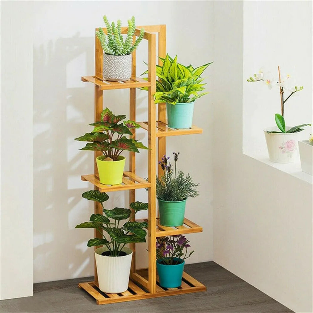 Bamboo Plant Stand Rack