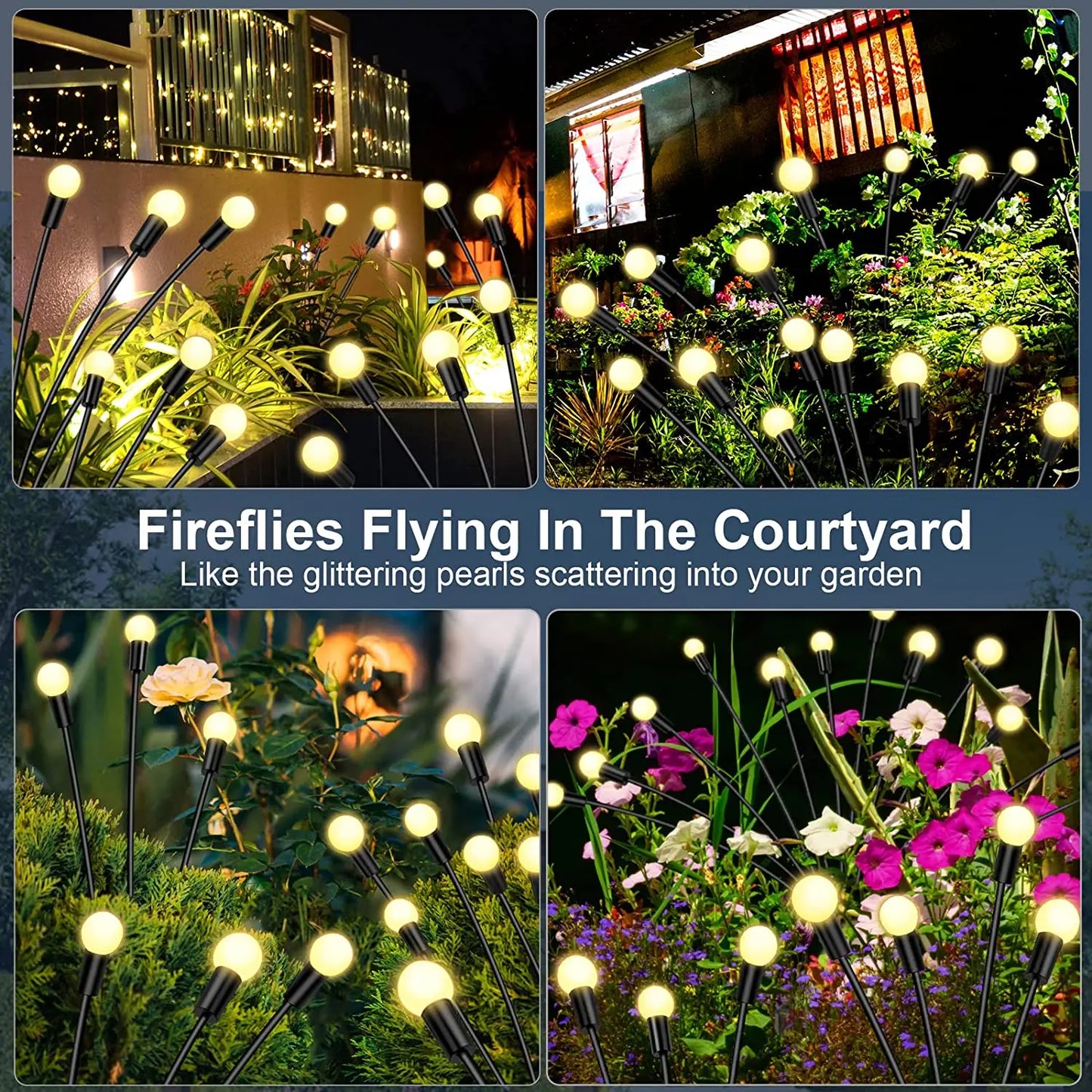 Powered Firefly Solar Garden Lights