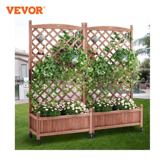 VEVOR Wood Planter with Trellis