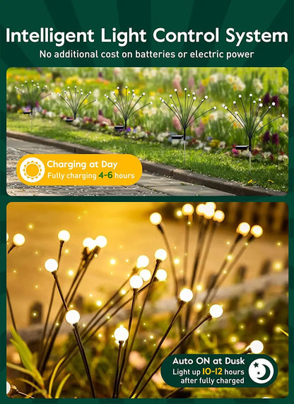 Powered Firefly Solar Garden Lights