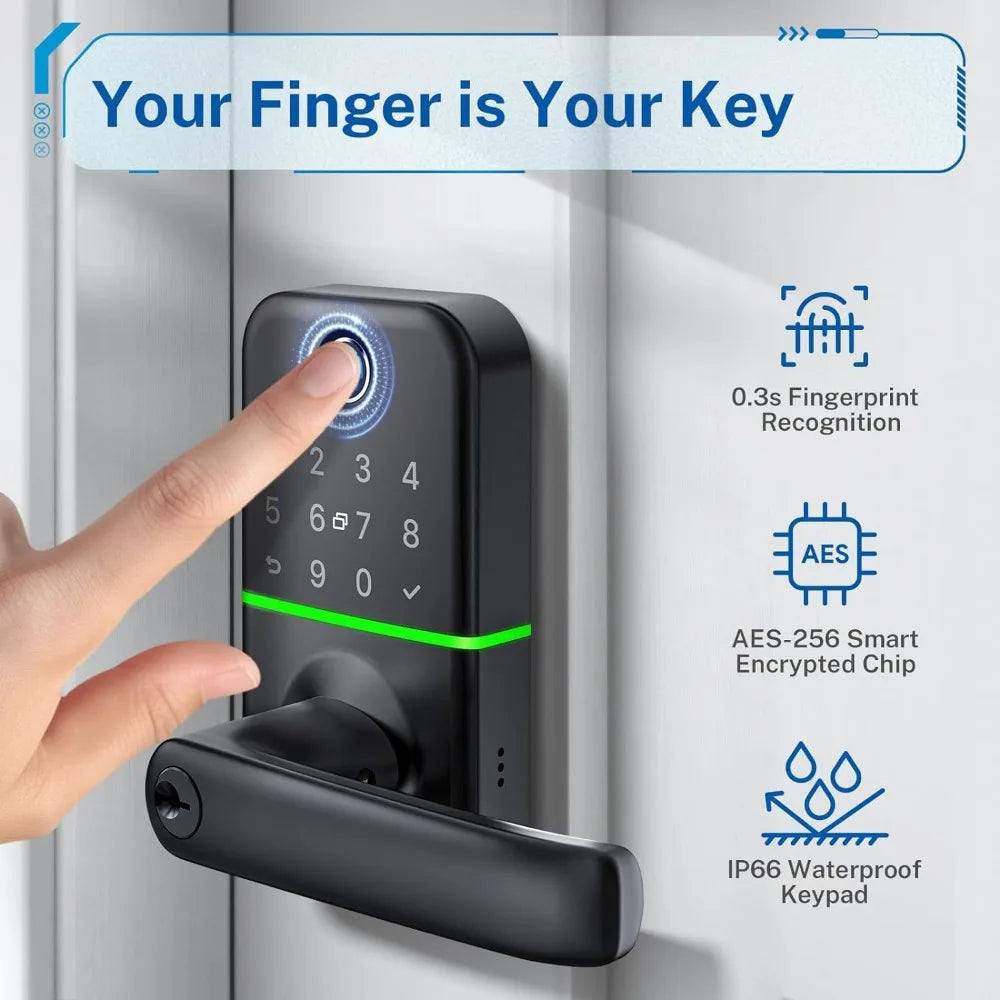 Keypad Smart Door Lock with Handle