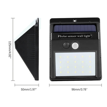 Sensor Solar Garden Beads Wall Lamp