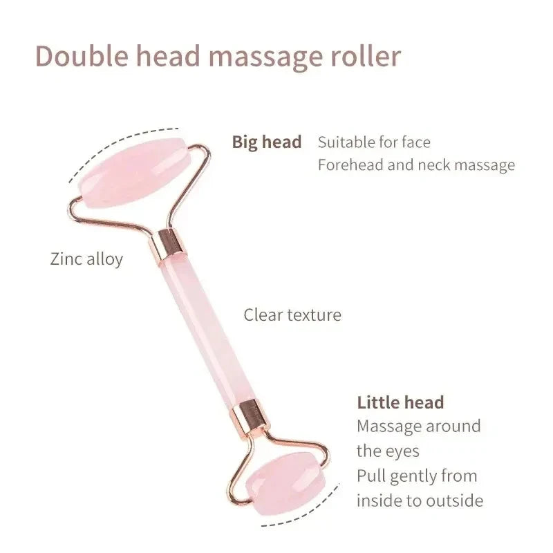 Face And Neck Massager Resin Roller Jade