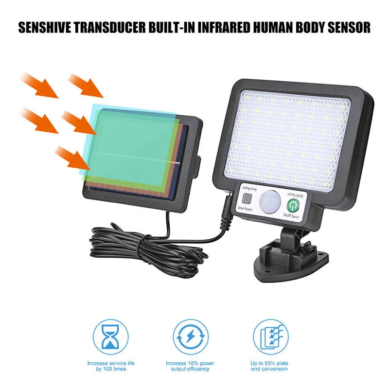 Waterproof Split Outdoor Sensor Wall Lamp