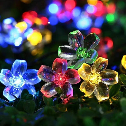 Outdoor Garden Crystal Cherry Lights Decoration