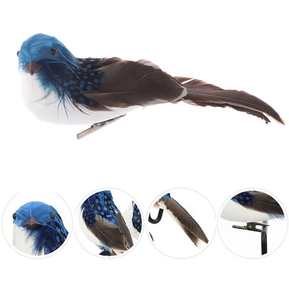 Artificial Feather Bird Garden Floral Decoration