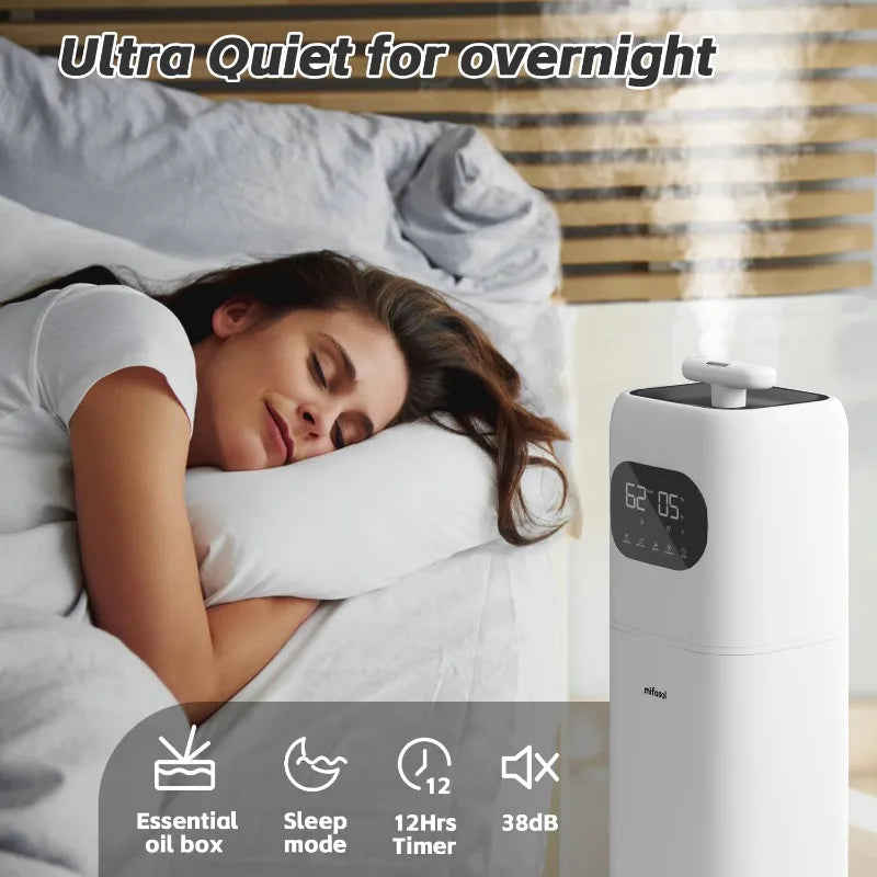 Quiet Humidifiers for Bedroom with Timer