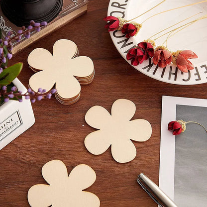 Butterfly Flower DIY Painting Wooden Crafts