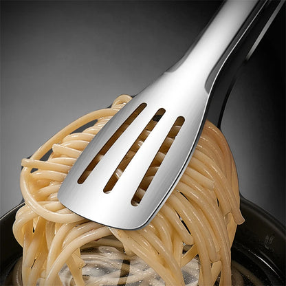 Non-Slip Stainless Steel Food Tongs