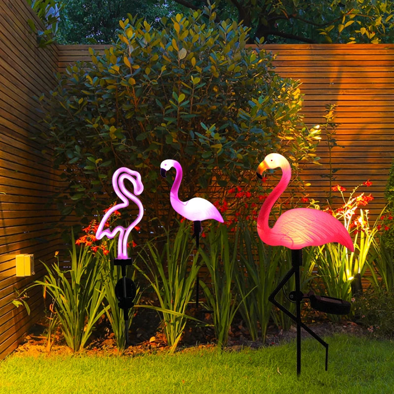 Flamingo Outdoor Courtyard Lamp Light