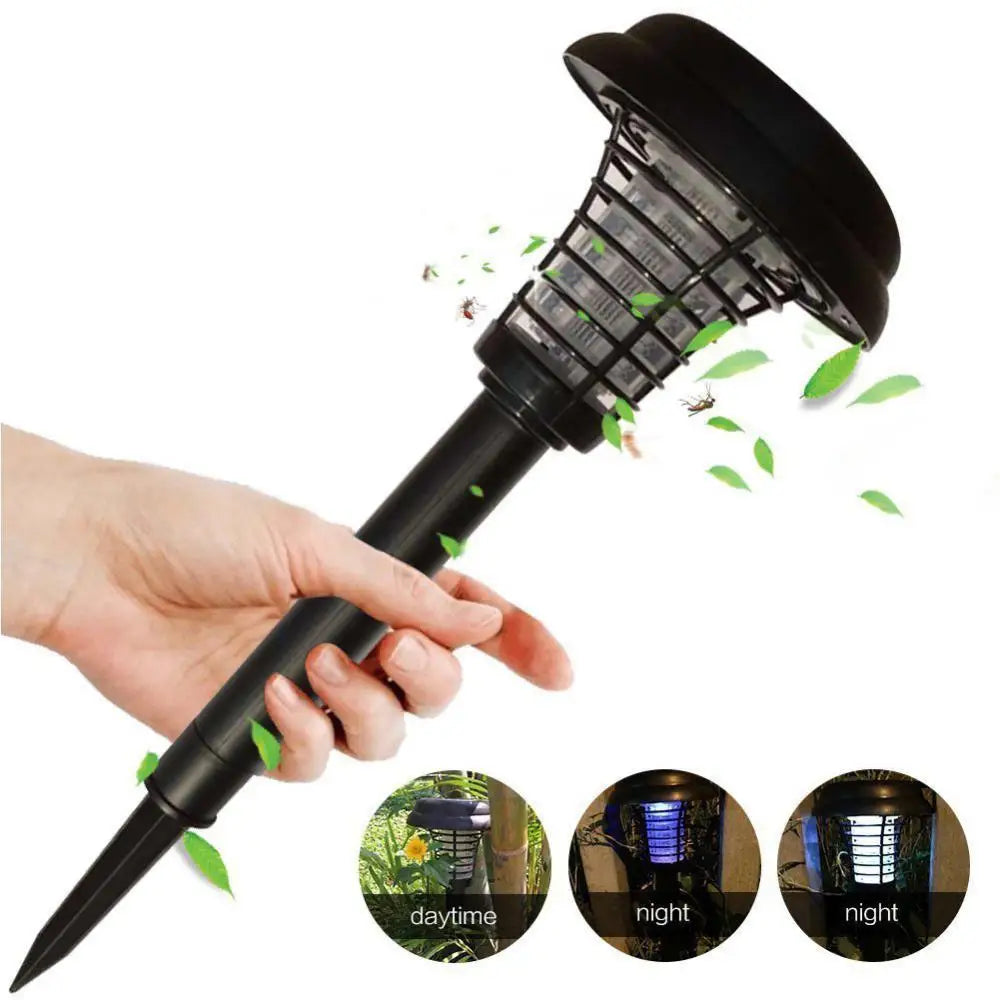 Solar Anti-mosquito Device Garden Lamp Solar Powered LED Lights Garden Mosquito Pest Insect Outdoor Mosquito Killer