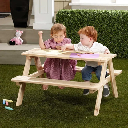 Garden Kids Wooden Picnic Bench