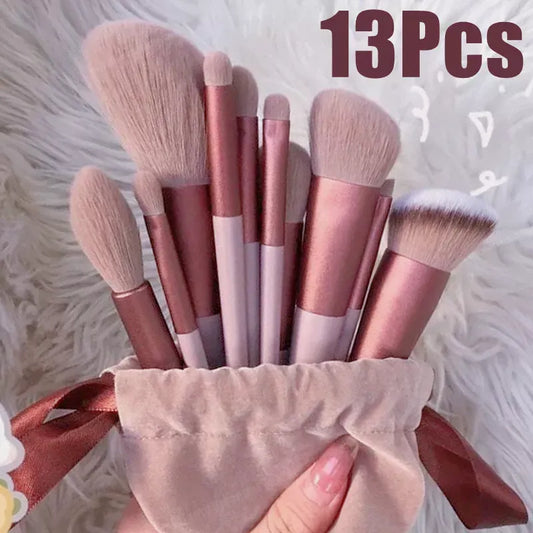 Soft Makeup Brushes Set