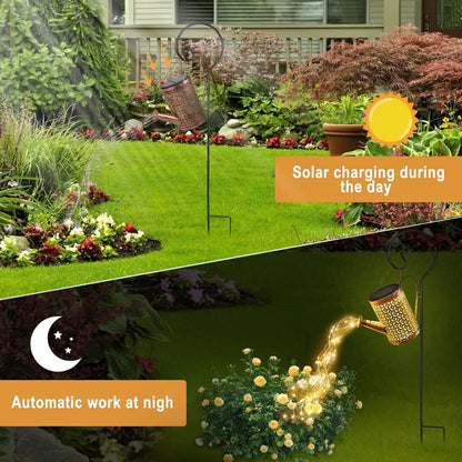 Solar Watering Can with Cascading Light Water Can