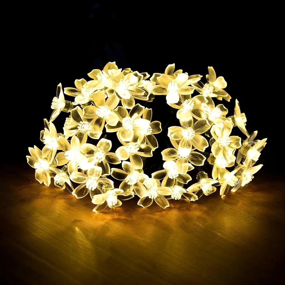 Outdoor Garden Crystal Cherry Lights Decoration