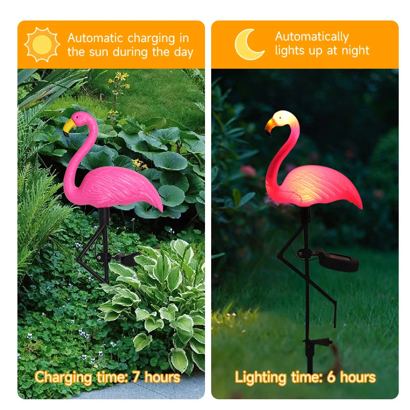 Flamingo Outdoor Courtyard Lamp Light