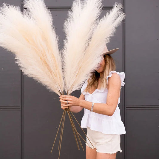 Faux Pampas Grass Home Decor