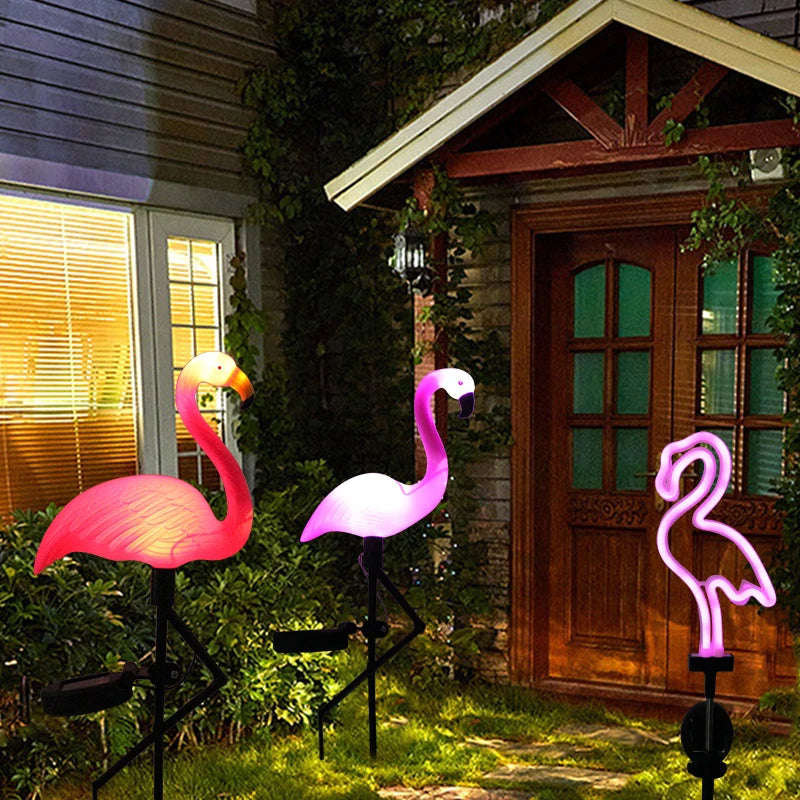 Flamingo Outdoor Courtyard Lamp Light