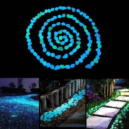 Glow In The Dark Garden Pebbles Stones