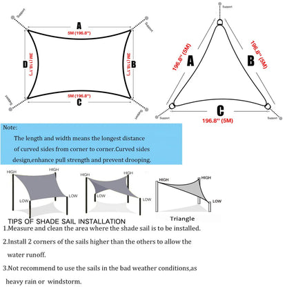 Waterproof Sun Shelter Sunshade