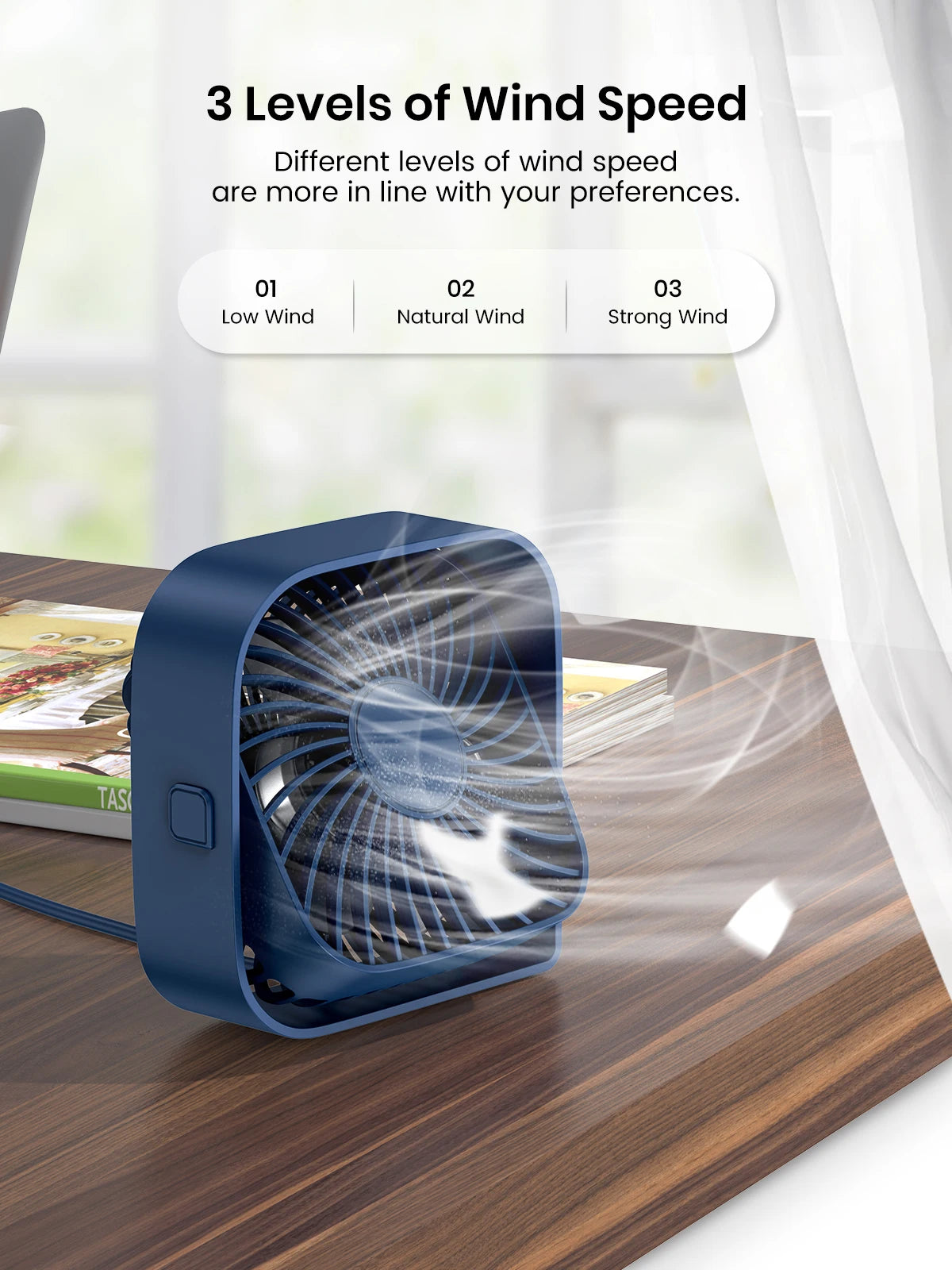 TOPK USB Desk Fan